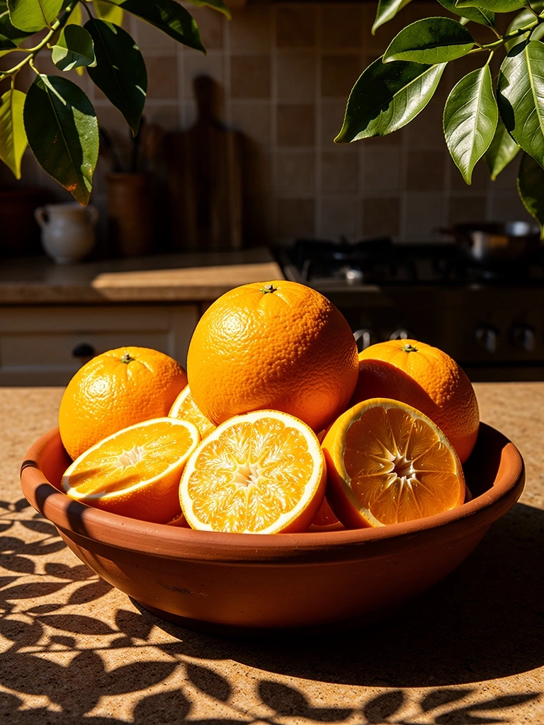 Naranjas frescas del mediterráneo
